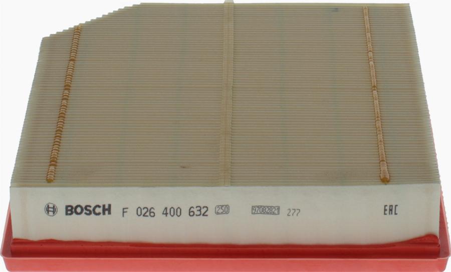 BOSCH F 026 400 632 - Gaisa filtrs www.autospares.lv