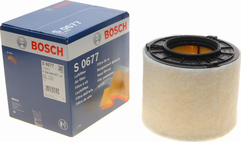 BOSCH F 026 400 677 - Gaisa filtrs www.autospares.lv