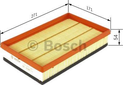 BOSCH F 026 400 041 - Gaisa filtrs www.autospares.lv