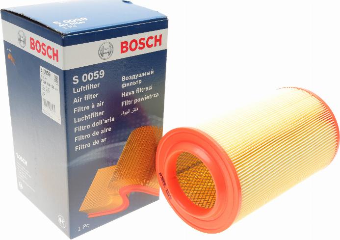 BOSCH F 026 400 059 - Воздушный фильтр, двигатель www.autospares.lv