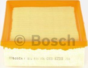 BOSCH F 026 400 056 - Gaisa filtrs www.autospares.lv