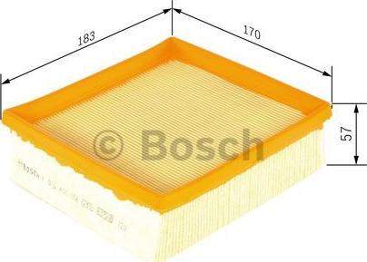 BOSCH F 026 400 056 - Gaisa filtrs www.autospares.lv