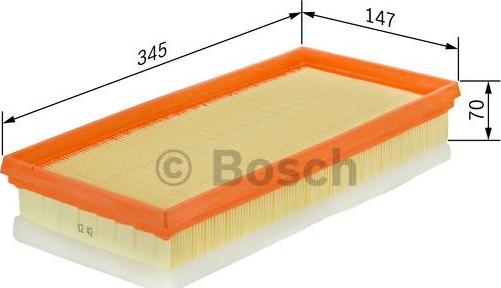 BOSCH F 026 400 058 - Air Filter, engine www.autospares.lv