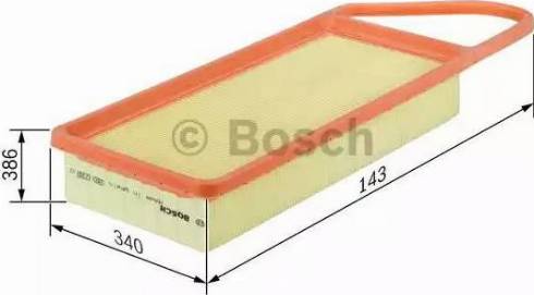 BOSCH F 026 400 005 - Gaisa filtrs www.autospares.lv