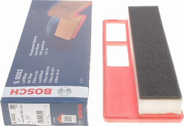 BOSCH F 026 400 002 - Air Filter, engine www.autospares.lv