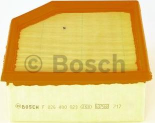 BOSCH F 026 400 023 - Gaisa filtrs www.autospares.lv