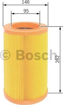 BOSCH F 026 400 194 - Gaisa filtrs www.autospares.lv