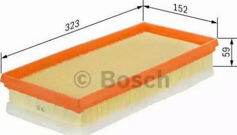 BOSCH F 026 400 108 - Gaisa filtrs autospares.lv