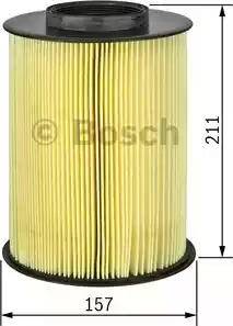 BOSCH F 026 400 136 - Воздушный фильтр, двигатель www.autospares.lv