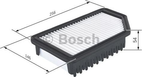 BOSCH F 026 400 350 - Gaisa filtrs www.autospares.lv