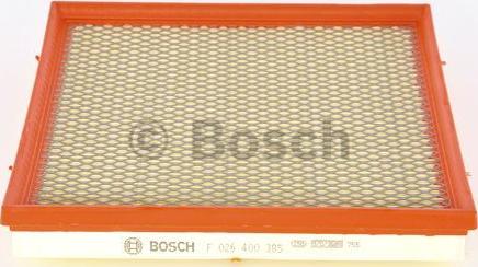 BOSCH F 026 400 385 - Gaisa filtrs autospares.lv