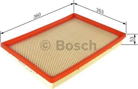 BOSCH F 026 400 266 - Gaisa filtrs www.autospares.lv