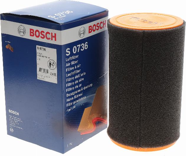 BOSCH F 026 400 736 - Gaisa filtrs www.autospares.lv