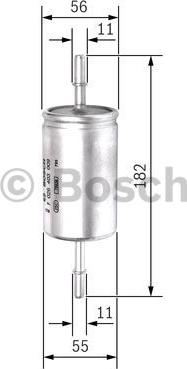 BOSCH F 026 403 009 - Degvielas filtrs www.autospares.lv