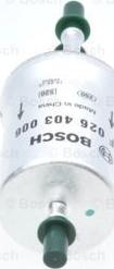 BOSCH F 026 403 006 - Degvielas filtrs www.autospares.lv