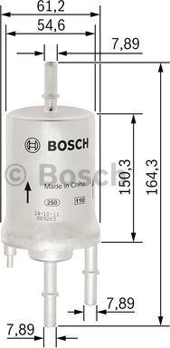 BOSCH F 026 403 006 - Degvielas filtrs www.autospares.lv