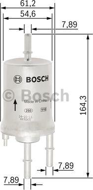 BOSCH F 026 403 008 - Degvielas filtrs www.autospares.lv