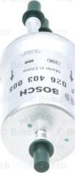 BOSCH F 026 403 008 - Degvielas filtrs www.autospares.lv