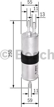 BOSCH F 026 403 754 - Degvielas filtrs www.autospares.lv