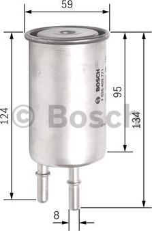 BOSCH F 026 403 771 - Degvielas filtrs www.autospares.lv