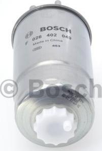 BOSCH F 026 402 049 - Degvielas filtrs www.autospares.lv