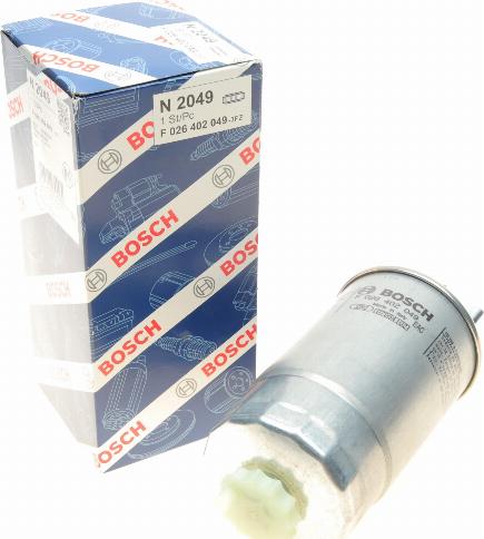 BOSCH F 026 402 049 - Degvielas filtrs autospares.lv