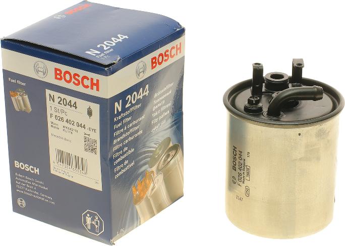 BOSCH F 026 402 044 - Degvielas filtrs www.autospares.lv