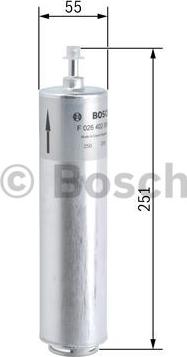 BOSCH F 026 402 085 - Degvielas filtrs autospares.lv