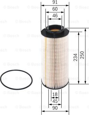 BOSCH F 026 402 031 - Fuel filter www.autospares.lv