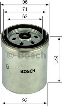 BOSCH F 026 402 037 - Degvielas filtrs www.autospares.lv