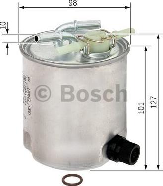 BOSCH F 026 402 108 - Degvielas filtrs www.autospares.lv