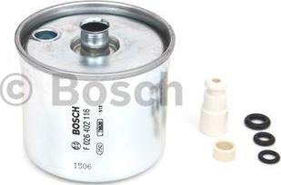 BOSCH F 026 402 116 - Degvielas filtrs www.autospares.lv