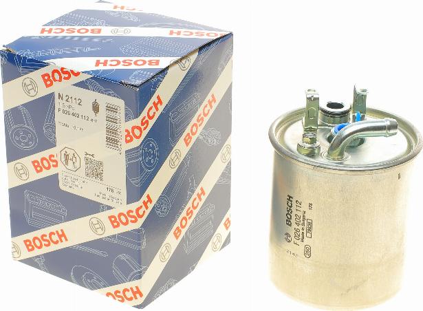 BOSCH F 026 402 112 - Degvielas filtrs www.autospares.lv