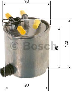 BOSCH F 026 402 182 - Degvielas filtrs www.autospares.lv