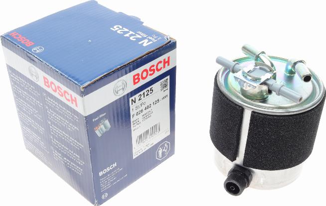 BOSCH F 026 402 125 - Degvielas filtrs www.autospares.lv