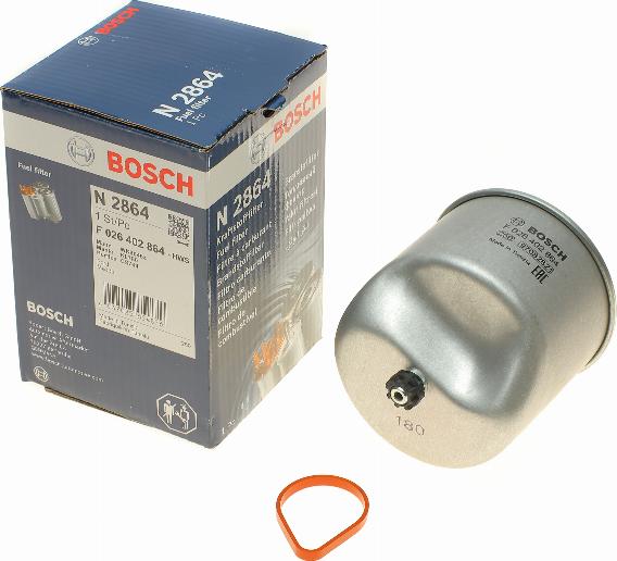 BOSCH F 026 402 864 - Degvielas filtrs autospares.lv