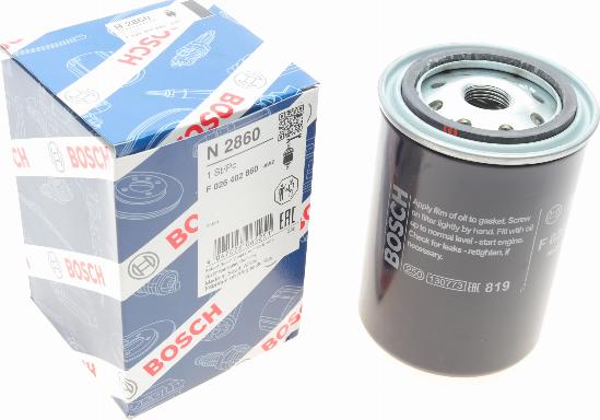 BOSCH F 026 402 860 - Fuel filter www.autospares.lv