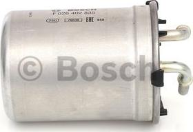 BOSCH F 026 402 835 - Degvielas filtrs www.autospares.lv