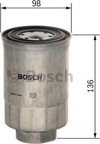 BOSCH F 026 402 831 - Degvielas filtrs autospares.lv