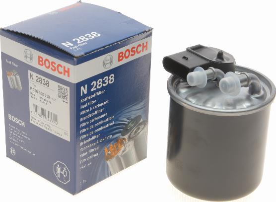 BOSCH F 026 402 838 - Degvielas filtrs www.autospares.lv