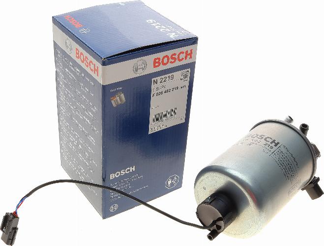 BOSCH F 026 402 219 - Degvielas filtrs www.autospares.lv