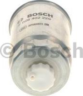 BOSCH F 026 402 229 - Degvielas filtrs www.autospares.lv