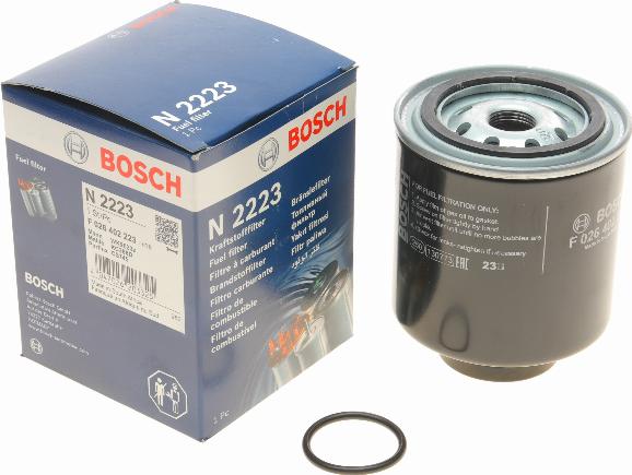 BOSCH F 026 402 223 - Топливный фильтр www.autospares.lv