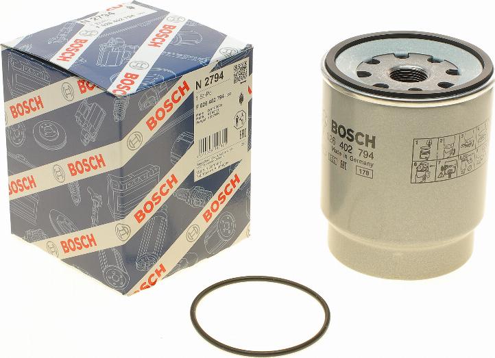 BOSCH F 026 402 794 - Degvielas filtrs www.autospares.lv