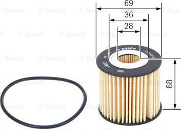 BOSCH F 026 407 093 - Eļļas filtrs autospares.lv