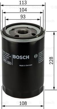 BOSCH F 026 407 048 - Eļļas filtrs www.autospares.lv