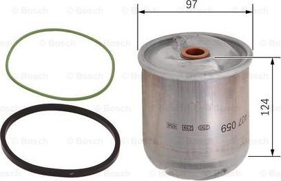 BOSCH F 026 407 059 - Eļļas filtrs www.autospares.lv