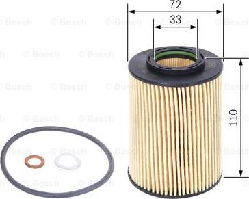 BOSCH F 026 407 061 - Eļļas filtrs www.autospares.lv