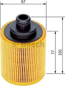 BOSCH F 026 407 067 - Масляный фильтр www.autospares.lv