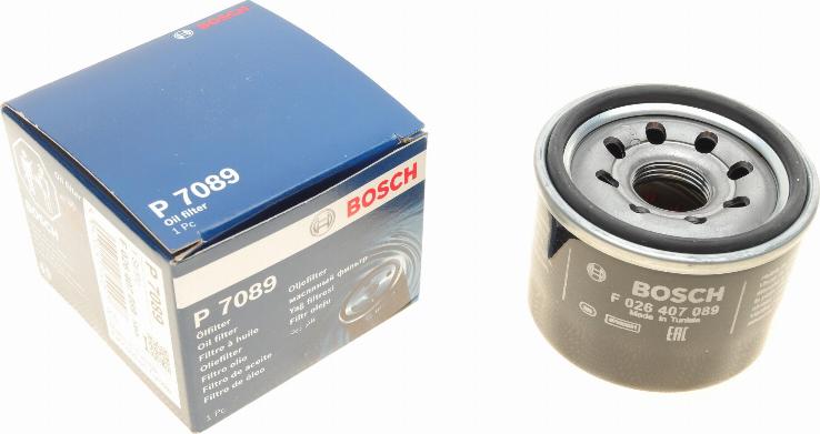 BOSCH F 026 407 089 - Oil Filter www.autospares.lv